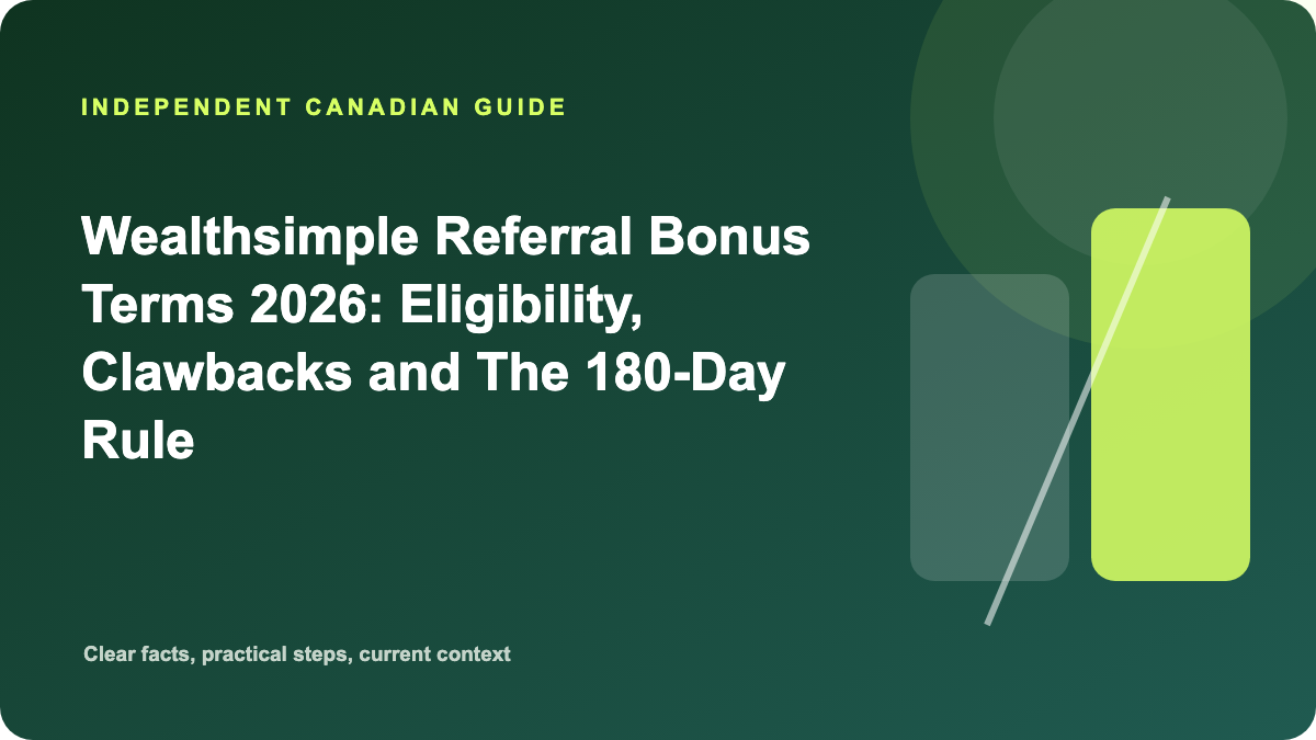 Wealthsimple referral terms explained